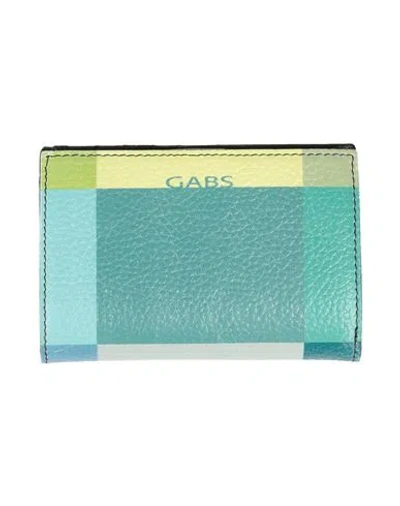 Gabs Woman Wallet Green Size - Calfskin