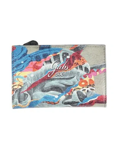 Gabs Woman Wallet Grey Size - Calfskin In Gray