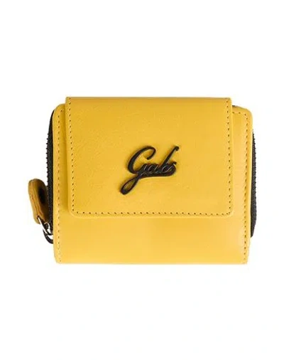 Gabs Woman Wallet Marigold Size - Calfskin