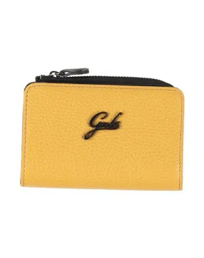 Gabs Woman Wallet Marigold Size - Calfskin In Yellow