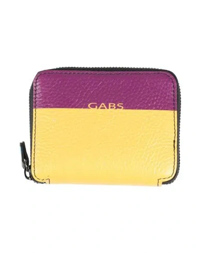 Gabs Woman Wallet Marigold Size - Leather In Yellow