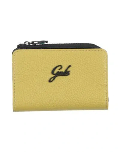 Gabs Woman Wallet Mustard Size - Calfskin In Yellow