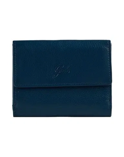 Gabs Woman Wallet Navy Size - Calfskin