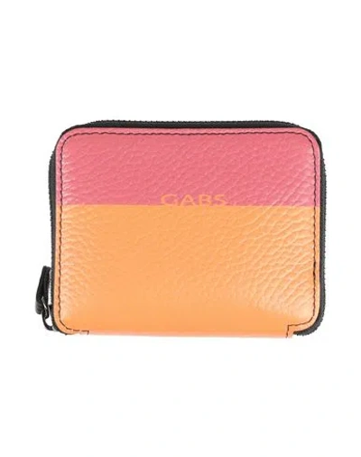 Gabs Woman Wallet Orange Size - Leather