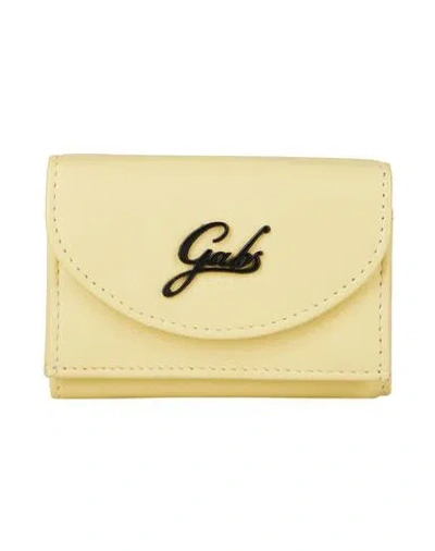 Gabs Woman Wallet Pastel Yellow Size - Calfskin
