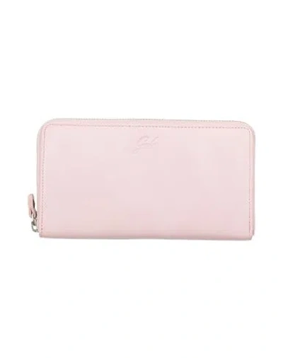 Gabs Woman Wallet Pink Size - Calfskin