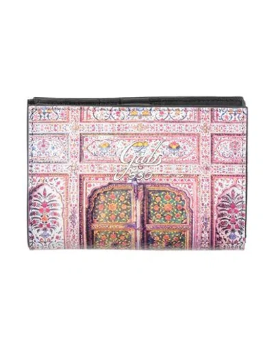 Gabs Woman Wallet Pink Size - Calfskin