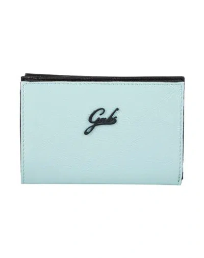 Gabs Woman Wallet Sky Blue Size - Calfskin
