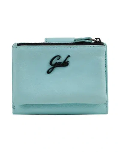 Gabs Woman Wallet Sky Blue Size - Calfskin