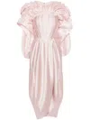 Gaby Charbachy Detachable-layer Tulip Gown In Pink