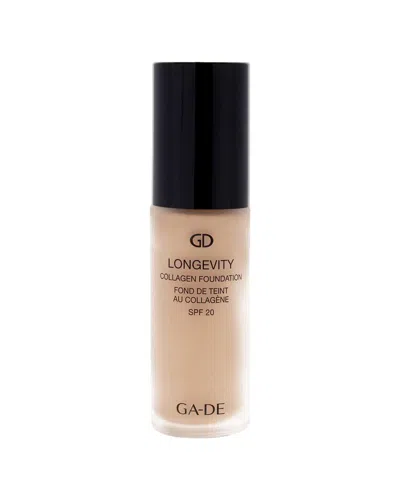 Ga-de Women's 1oz 502 Cool Beige Longevity Collagen Foundation Spf 20 In Transparent