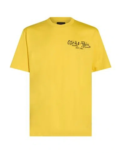 Gaelle Paris Gaëlle Paris Man T-shirt Yellow Size Xl Cotton