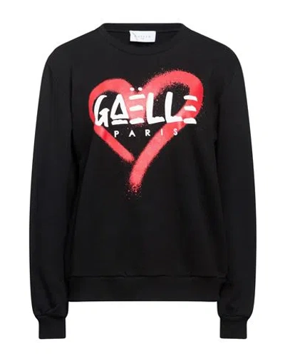 Gaelle Paris Gaëlle Paris Woman Sweatshirt Black Size 0 Cotton