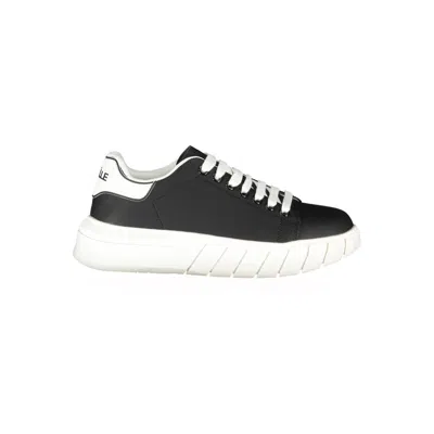 Gaelle Paris Black Polyurethane Men Men's Sneaker