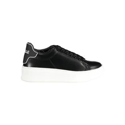 Gaelle Paris Black Polyurethane Women Women's Sneaker