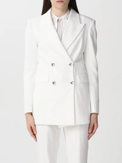 Gaelle Paris Blazer Gaëlle Paris Woman Color White