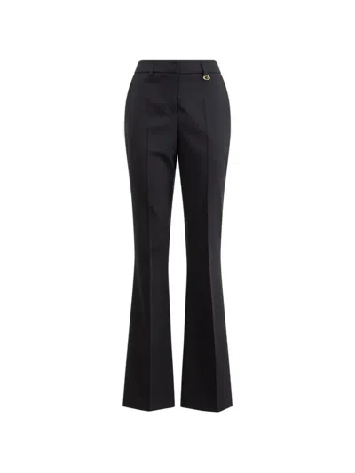 Gaelle Paris Flare-leg Trousers In Blue