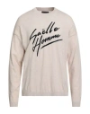 Gaelle Paris Gaëlle Paris Homme Man Sweater Beige Size Xl Viscose, Polyester, Polyamide In Neutral