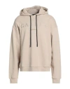 Gaelle Paris Gaëlle Paris Homme Man Sweatshirt Beige Size Xxl Cotton In Nude