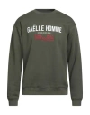 Gaelle Paris Gaëlle Paris Homme Man Sweatshirt Military Green Size Xl Cotton In Green
