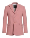 Gaelle Paris Gaëlle Paris Man Blazer Antique Rose Size 40 Polyester, Viscose, Elastane In Pink