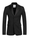 Gaelle Paris Gaëlle Paris Man Blazer Black Size 38 Polyester, Viscose, Elastane In Black