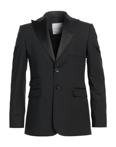 Gaelle Paris Gaëlle Paris Man Blazer Black Size 40 Polyester, Viscose, Elastane