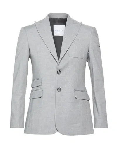 Gaelle Paris Gaëlle Paris Man Blazer Grey Size 44 Polyester, Viscose, Elastane In Gray