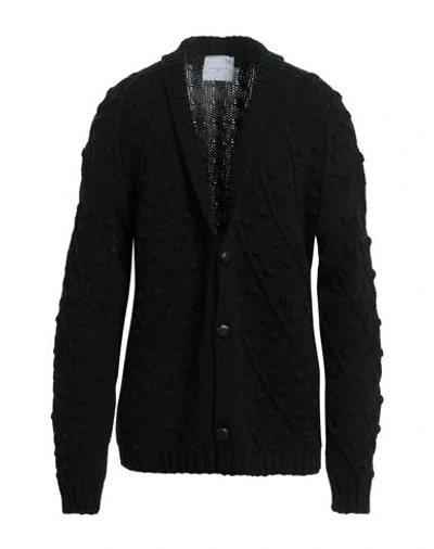 Gaelle Paris Gaëlle Paris Man Cardigan Black Size L Wool, Acrylic