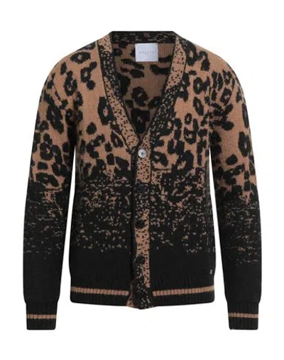 Gaelle Paris Gaëlle Paris Man Cardigan Camel Size S Acrylic, Polyamide, Alpaca Wool In Brown