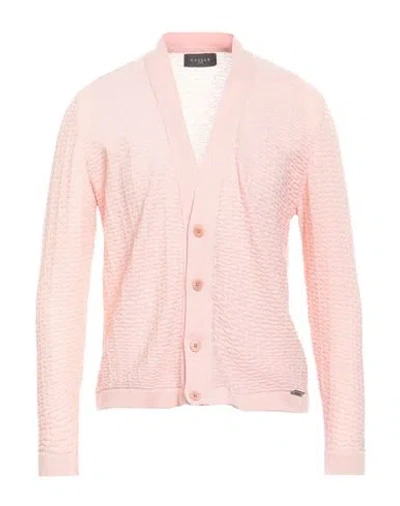 Gaelle Paris Gaëlle Paris Man Cardigan Light Pink Size M Cotton
