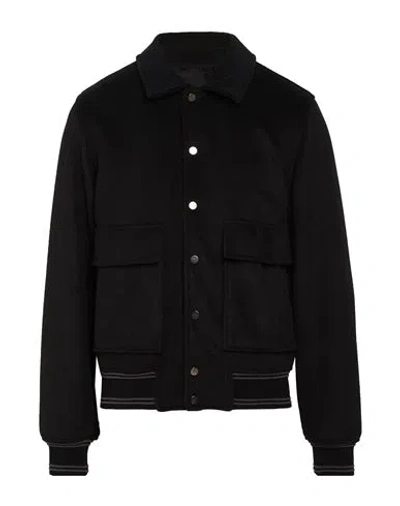 Gaelle Paris Gaëlle Paris Man Coat Black Size 42 Polyester, Wool