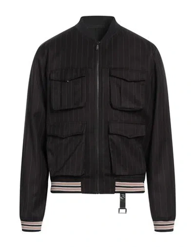 Gaelle Paris Gaëlle Paris Man Jacket Black Size 40 Polyester, Viscose, Elastane