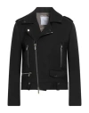 Gaelle Paris Gaëlle Paris Man Jacket Black Size 42 Cotton, Polyester, Viscose In Black