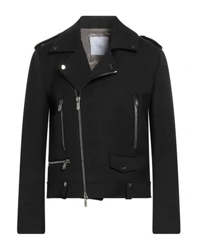 Gaelle Paris Gaëlle Paris Man Jacket Black Size 42 Cotton, Polyester, Viscose