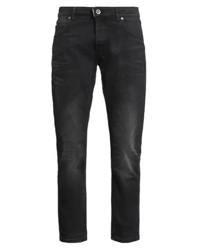 Gaelle Paris Gaëlle Paris Man Jeans Black Size 32 Cotton, Elastane