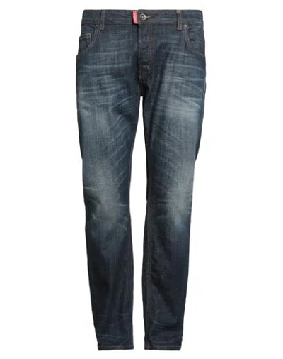 Gaelle Paris Gaëlle Paris Man Jeans Blue Size 30 Textile Fibers In Black