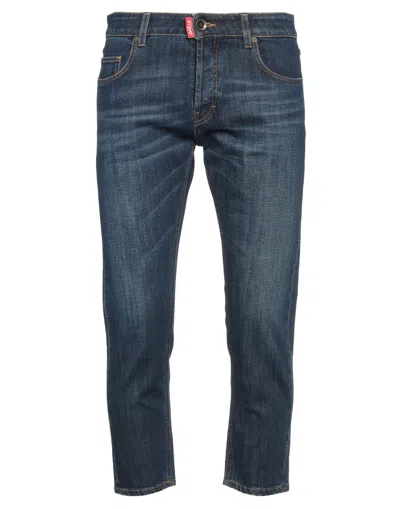 Gaelle Paris Denim Cropped In Blue