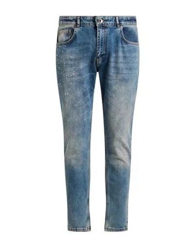 Gaelle Paris Gaëlle Paris Man Jeans Blue Size 38 Cotton, Elastane