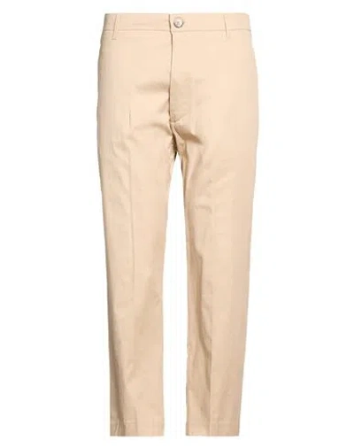 Gaelle Paris Gaëlle Paris Man Pants Beige Size 30 Cotton, Elastane