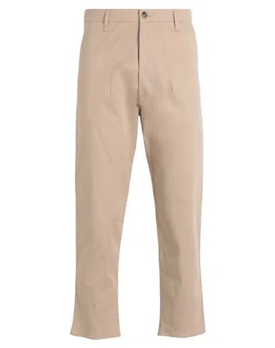 Gaelle Paris Gaëlle Paris Man Pants Beige Size 32 Cotton, Elastane