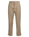 Gaelle Paris Gaëlle Paris Man Pants Beige Size 34 Polyester, Viscose, Elastane In Brown