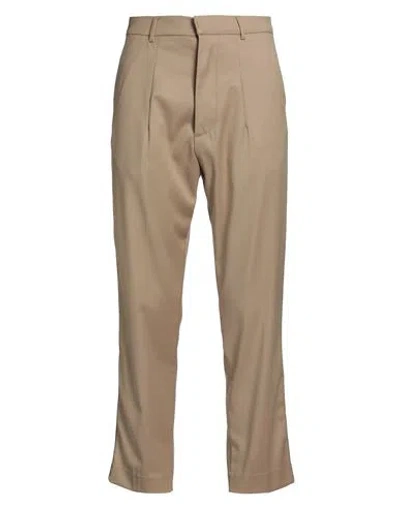 Gaelle Paris Gaëlle Paris Man Pants Beige Size 34 Polyester, Viscose, Elastane In Brown