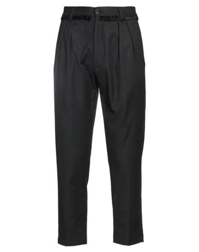 Gaelle Paris Gaëlle Paris Man Pants Black Size 38 Polyester, Viscose, Elastane