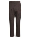 Gaelle Paris Gaëlle Paris Man Pants Brown Size 30 Polyester, Virgin Wool, Elastane