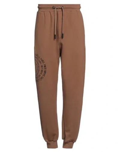 Gaelle Paris Gaëlle Paris Man Pants Brown Size S Cotton