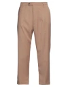 Gaelle Paris Gaëlle Paris Man Pants Camel Size 38 Polyester, Viscose, Elastane In Beige