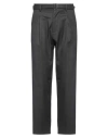 Gaelle Paris Gaëlle Paris Man Pants Charcoal Size 30 Polyester, Viscose, Elastane