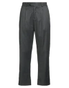 Gaelle Paris Gaëlle Paris Man Pants Charcoal Size 32 Polyester, Viscose, Elastane In Black
