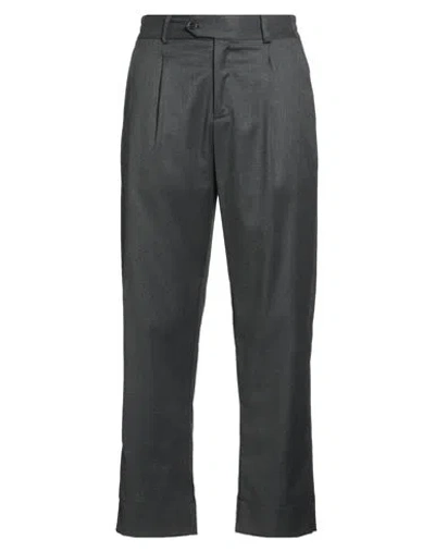 Gaelle Paris Gaëlle Paris Man Pants Charcoal Size 32 Polyester, Viscose, Elastane In Black